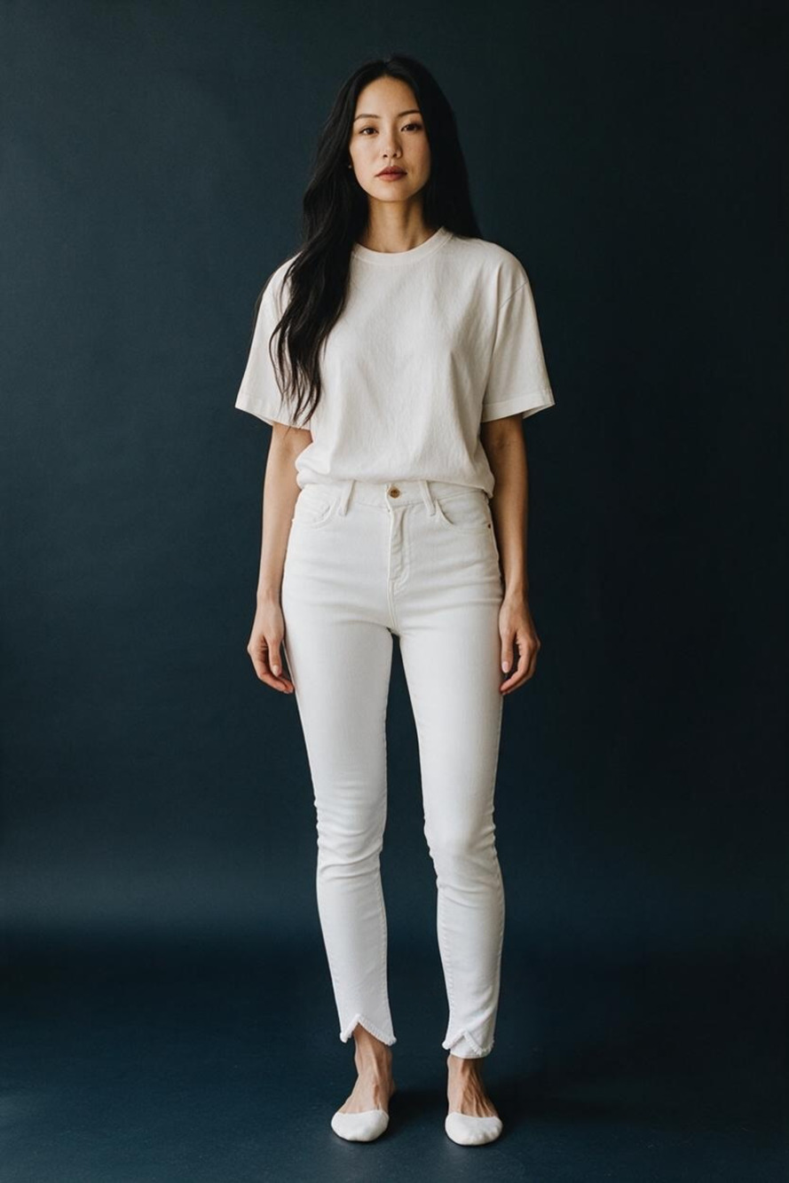 FRAME Le High Skinny Jeans Size 28 White Step Hem Denim
